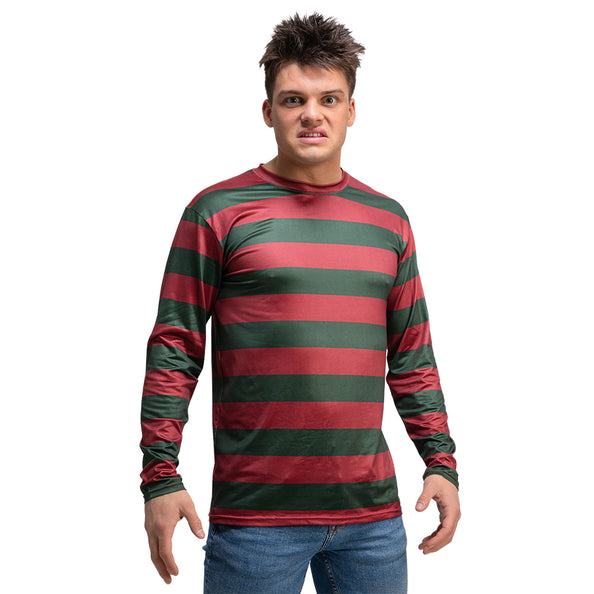 Freddy Krueger Hemd rot grün