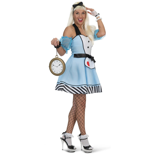 e-carnavalskleding-SYK Alice in Wonderland jurkje dames