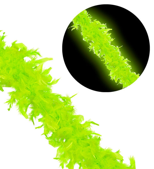 e-carnavalskleding-SYK Boa 180Cm, Neon Groen