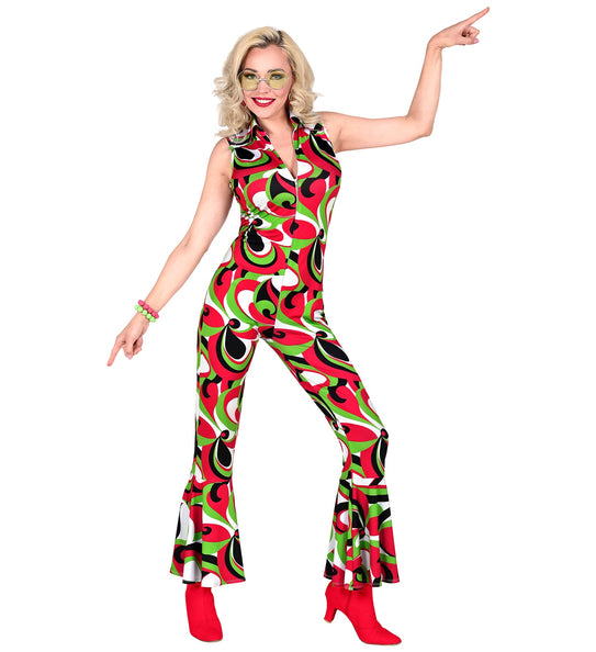 e-carnavalskleding-SYK Disco jumpsuit jaren 70 dames