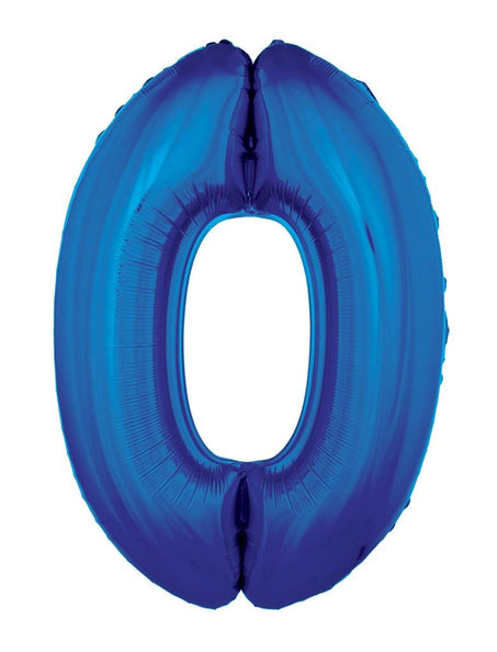 e-carnavalskleding-SYK Folieballon 102 cm blauw