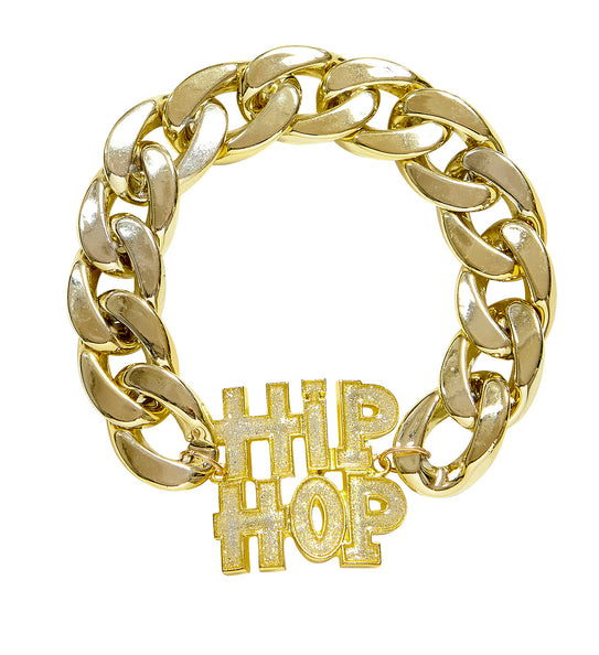 e-carnavalskleding-SYK Gouden bling bling hiphop armbandjes