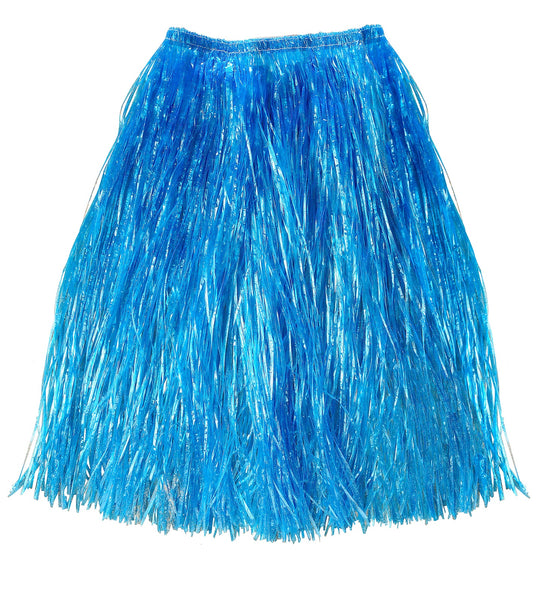 e-carnavalskleding-SYK Hawaii rok blauw lang