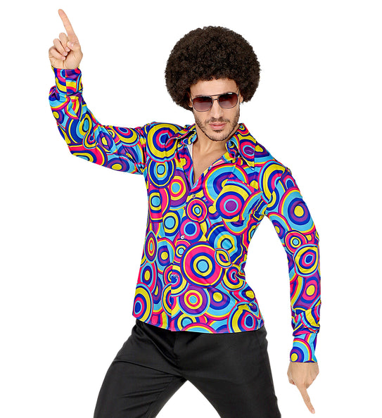 e-carnavalskleding-SYK Hippie shirt 70-jaren Groovy