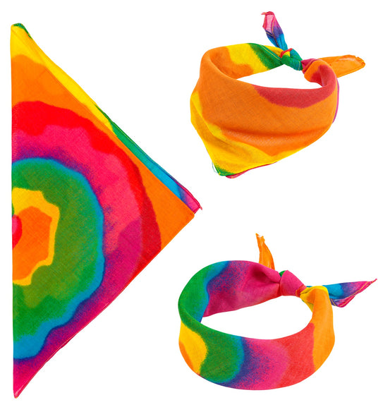 e-carnavalskleding-SYK Hippie tie-dye bandana