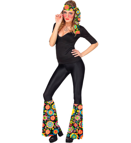 e-carnavalskleding-SYK Hippie verkleedset bloemenfeest unisex jaren-70