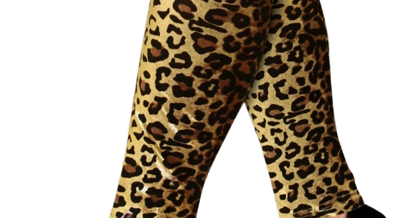 e-carnavalskleding-SYK Legging metallic panter