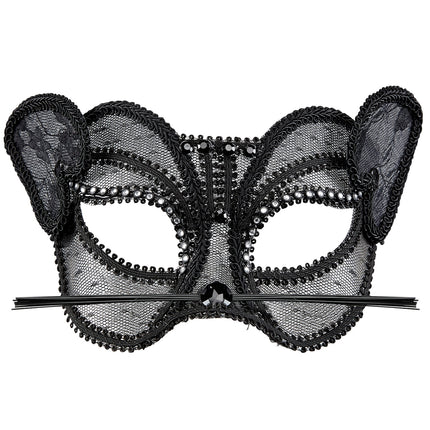 e-carnavalskleding-SYK Luxe katten oogmaskers