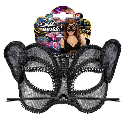 e-carnavalskleding-SYK Luxe katten oogmaskers