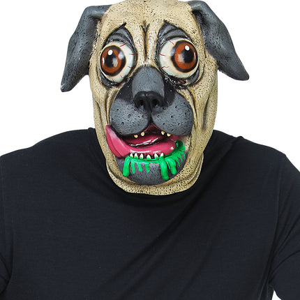 e-carnavalskleding-SYK Masker hond bulldog groot