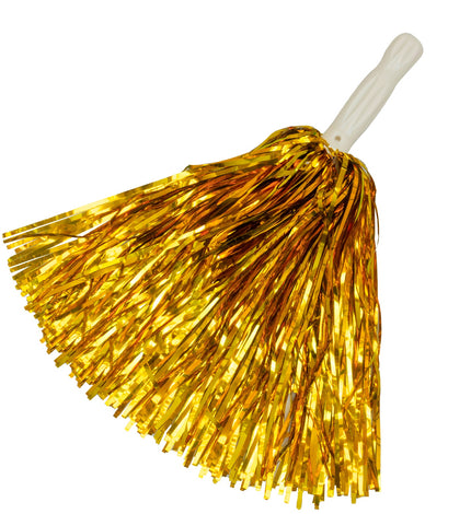 e-carnavalskleding-SYK Metallic pompons set goud