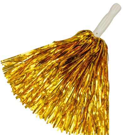 e-carnavalskleding-SYK Metallic pompons set goud