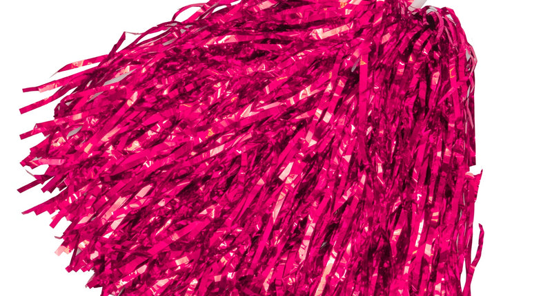 e-carnavalskleding-SYK Metallic pompons set roze