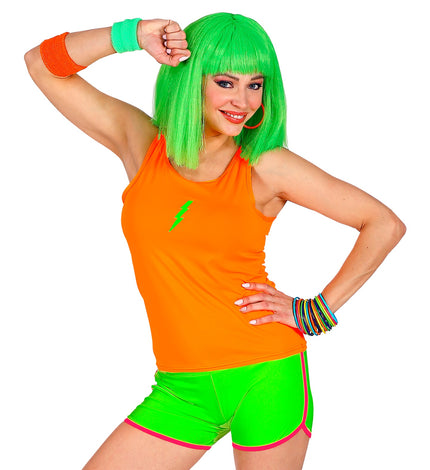 e-carnavalskleding-SYK Neon groene hotpants