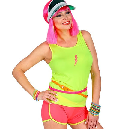 e-carnavalskleding-SYK Neon roze disco riem