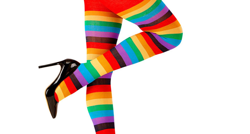 e-carnavalskleding-SYK Panty regenboog gestreept