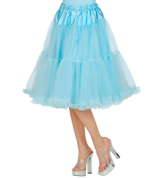 e-carnavalskleding-SYK Petticoat licht blauw tule 65cm