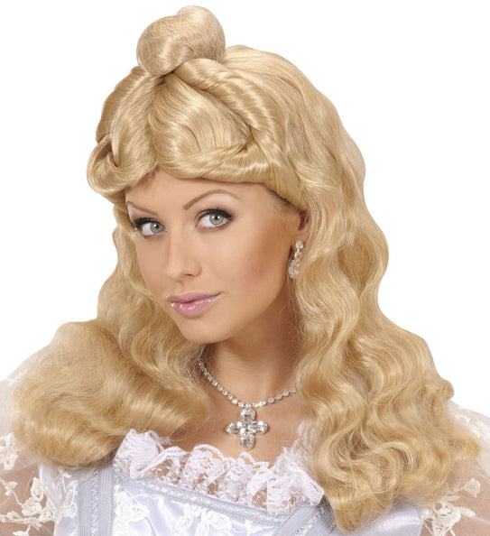 e-carnavalskleding-SYK Prinsessenpruik blond dames