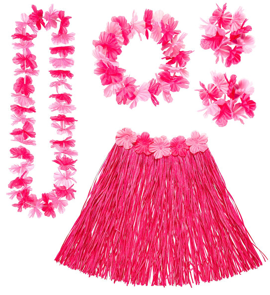 e-carnavalskleding-SYK Roze Hawaii set Tropical Danny