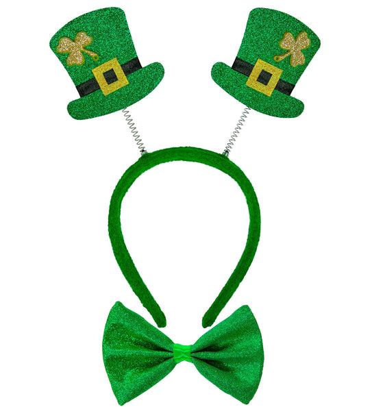 e-carnavalskleding-SYK St. Patricksday verkleedset - diadeem met strikje