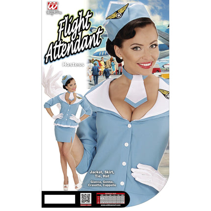 e-carnavalskleding-SYK Stewardess jurk retro Joanna