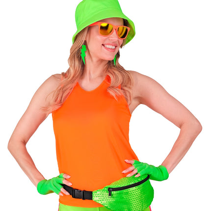 e-carnavalskleding-SYK Tanktop neon oranje