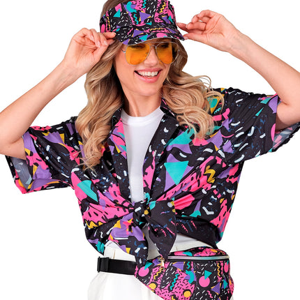 e-carnavalskleding-SYK Verkleedset funky fashion jaren 80 zwart