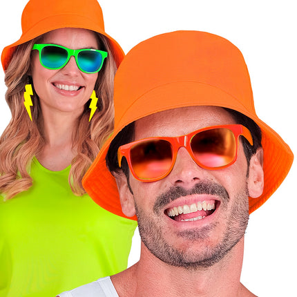 e-carnavalskleding-SYK Vissershoedje neon oranje