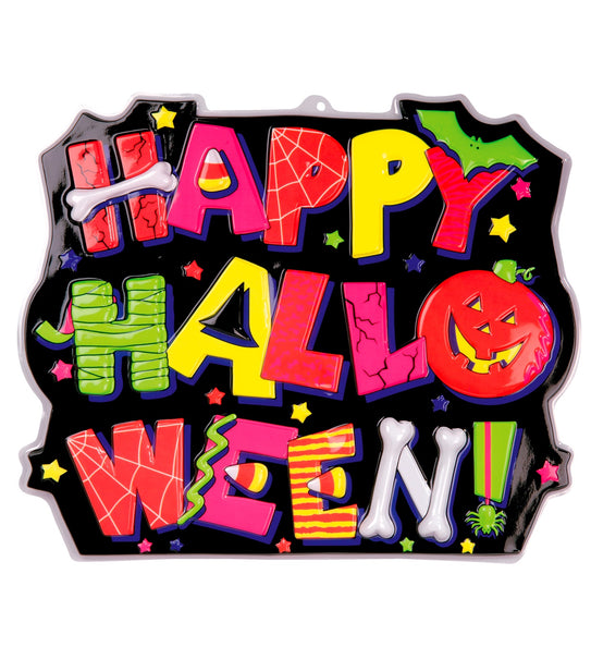 e-carnavalskleding-SYK Wanddecoratie Happy Halloween