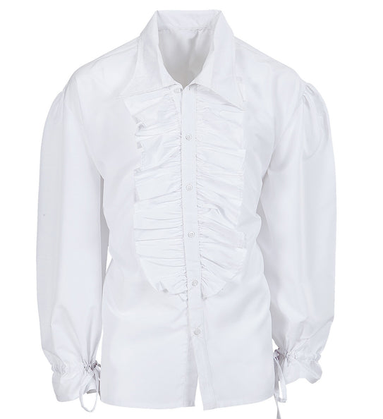 e-carnavalskleding-SYK Witte blouse met ruches