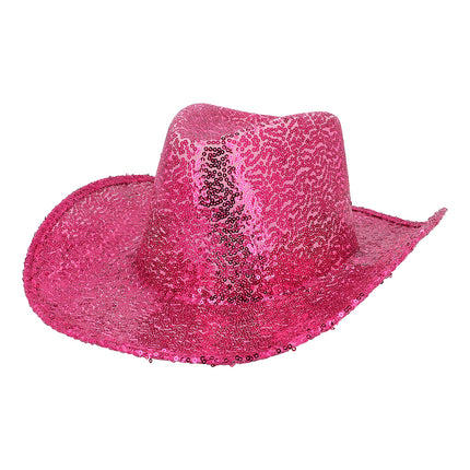 E-Carnavalskleding.nl Cowboyhoed Rodeo Party fel roze