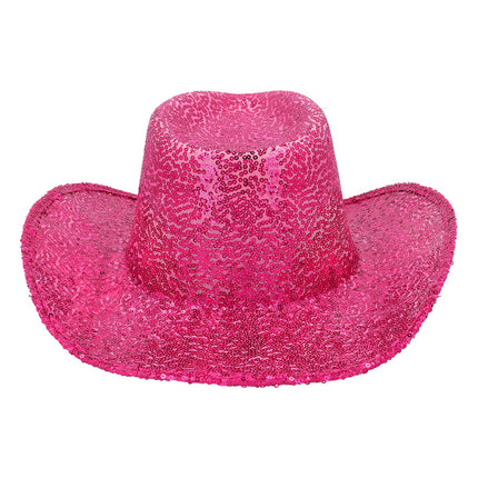 E-Carnavalskleding.nl Cowboyhoed Rodeo Party fel roze