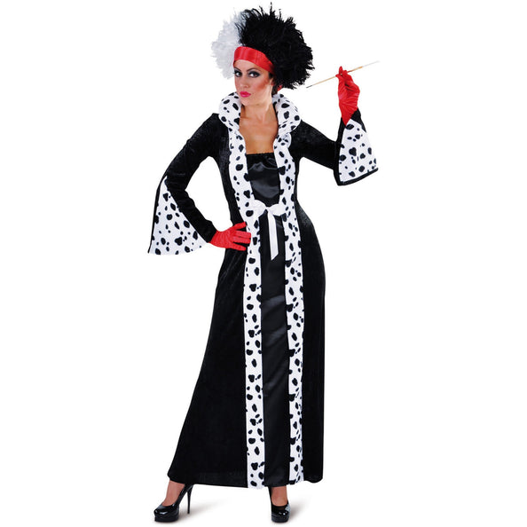 E-Carnavalskleding.nl Cruella jurk dames luxe