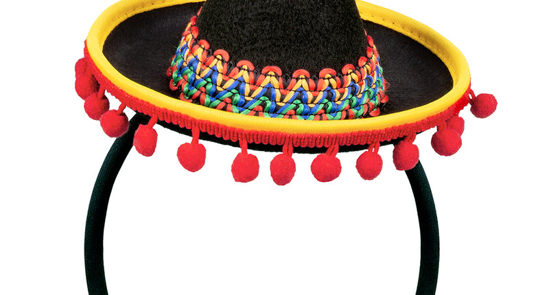 E-Carnavalskleding.nl Diadeem sombrero mini Mexico