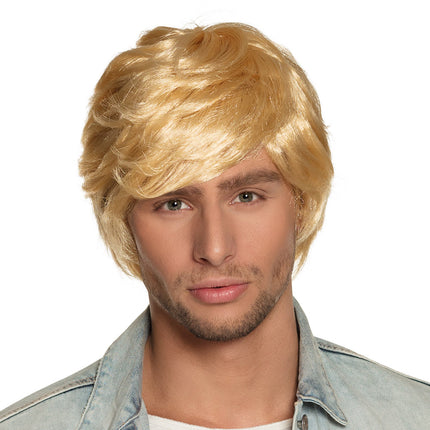 E-Carnavalskleding.nl Pruik Tyler blond