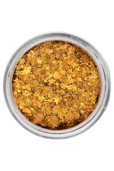 E-Carnavalskleding.nl PXP Pressed chunky glitter creme gold mellow 10 ml