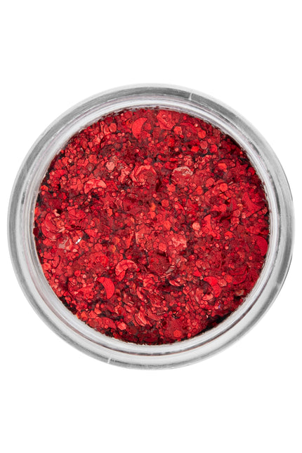 E-Carnavalskleding.nl PXP Pressed chunky glitter creme koraalrood 10 ml