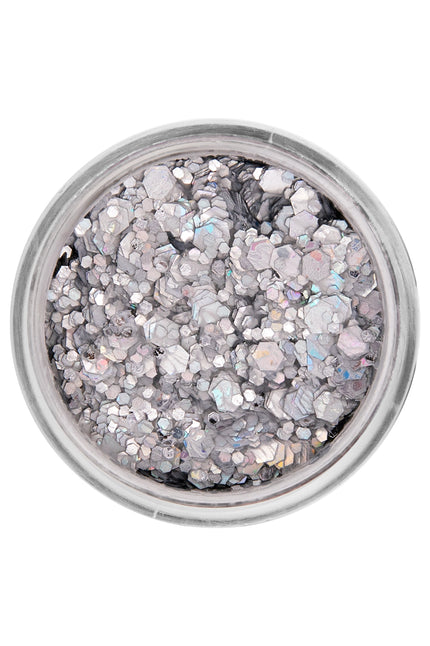 E-Carnavalskleding.nl PXP Pressed chunky glitter creme zilvervoering 10 ml