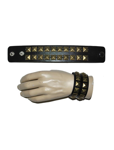 e-carnavalskleding-SYK Armband punk met studs