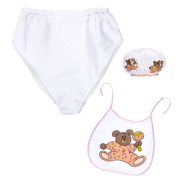 e-carnavalskleding-SYK Babyset roze met beertje