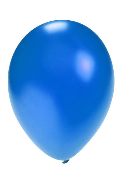 e-carnavalskleding-SYK Ballonnen metallic blauw  5 inch  100 stuks