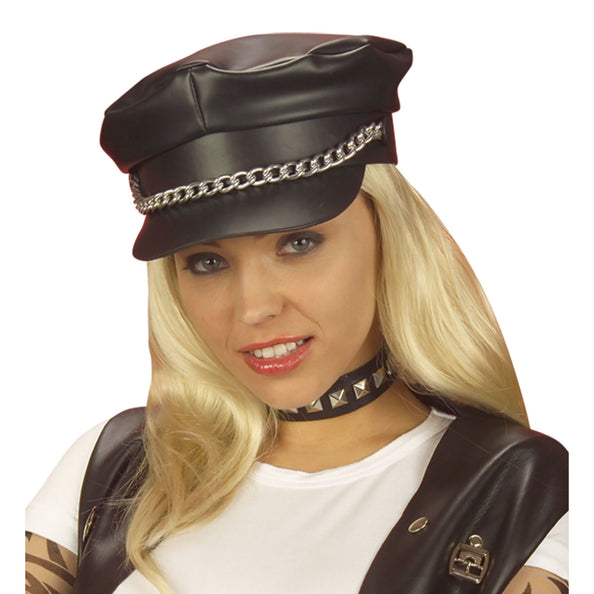 e-carnavalskleding-SYK Biker / rocker punk choker met spijkers