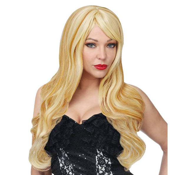 e-carnavalskleding-SYK Blonde pruik lang haar Cosplay Melissa