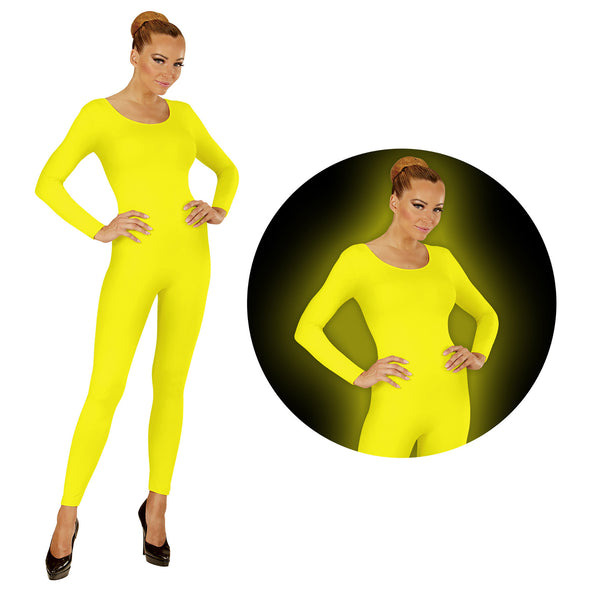 e-carnavalskleding-SYK Bodysuit neon geel