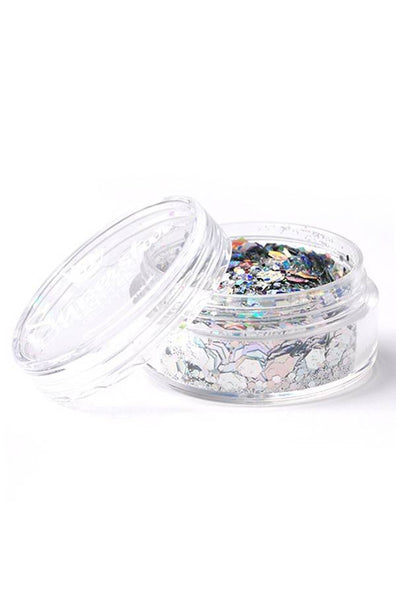 e-carnavalskleding-SYK Chunky Glitters laser zilver 8 ml Superstar