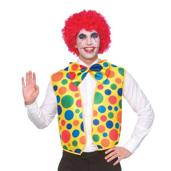 e-carnavalskleding-SYK Clown vestje met strik