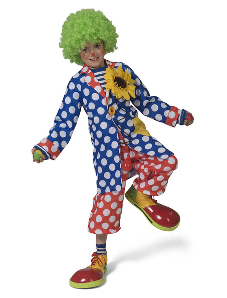 e-carnavalskleding-SYK Clownsjas kind  Carlo met bollen