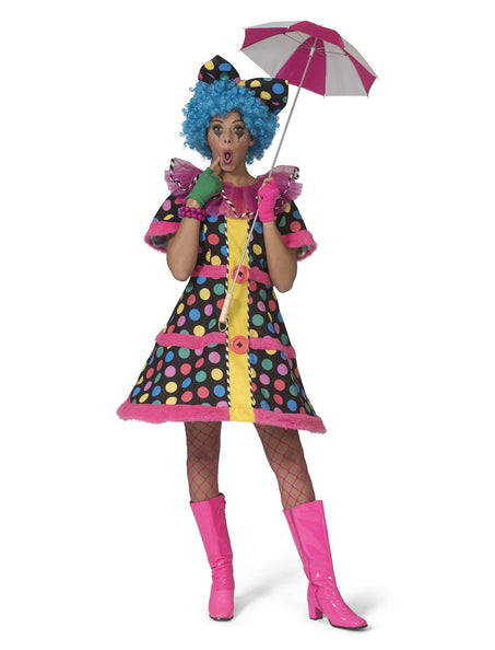 e-carnavalskleding-SYK Clownspak Hotty Dotty dames