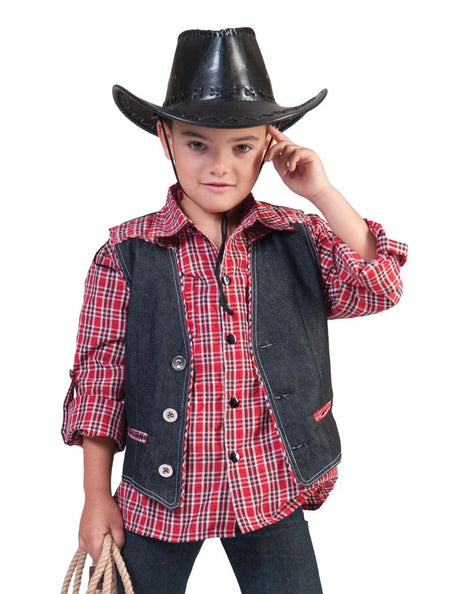 e-carnavalskleding-SYK Cowboy blouse Kees voor kinderen