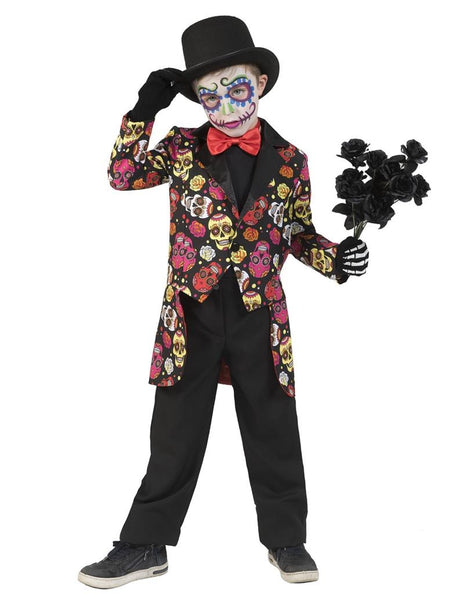 e-carnavalskleding-SYK Day of the dead kostuum Muerto Manu jongen